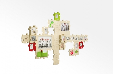 Country Living Puzzle Rahmen Starter-Set, 4 Rahmen
